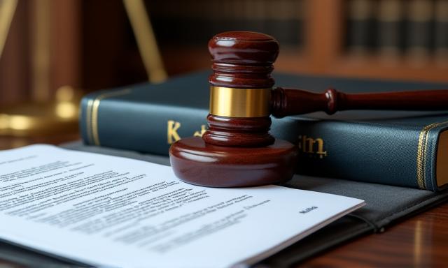 Legal gavel and contract representing dispute resolution clauses